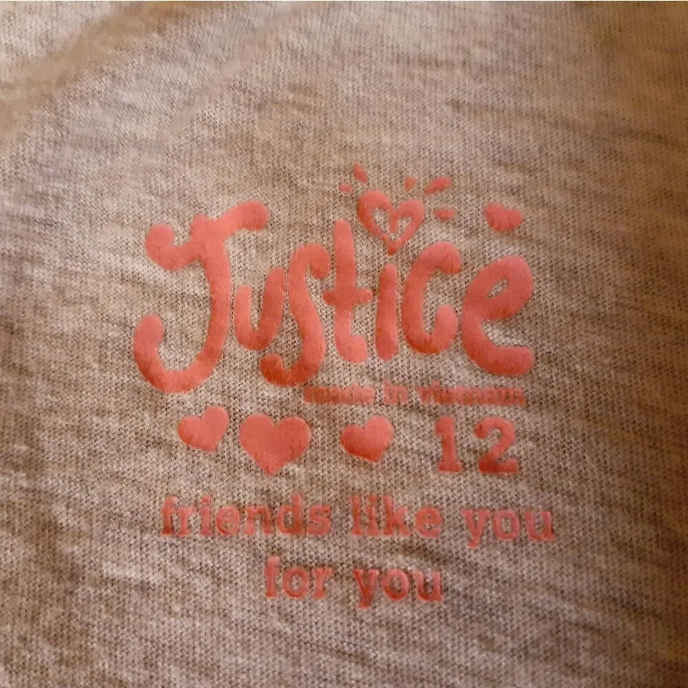 JUSTICE Girl's Summer Tank Top  Size 12